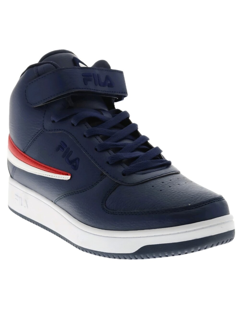 Fila Men's A-High Sneaker Navy Blue Red White Accents US Men's Size 9.5 NEW